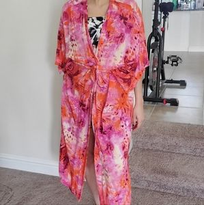 Kendall & Kylie colorful cover up